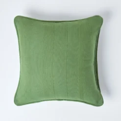 Kissenbezug Rajput Aus Baumwolle, Olivgrün