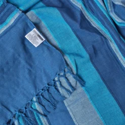 Tagesdecke Morocco, Blau Gestreift, 255 X 360 Cm -Homescapes Sale Haus 08 sf1165a morocco blue throw
