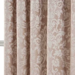 Samt Jacquard Thermovorhang Kräuselband 2 Stück Latte 8 Samt Jacquard Thermovorhang Kräuselband 2 Stück Latte -Homescapes Sale Haus 41 velvet jacquard pencil pleat curtain 46 x 72 inches latte