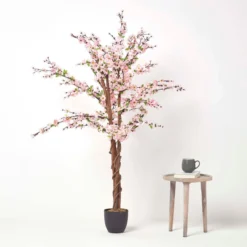 Kunstbaum Mit Rosa Blüten 153 Cm -Homescapes Sale Haus ap1109 06