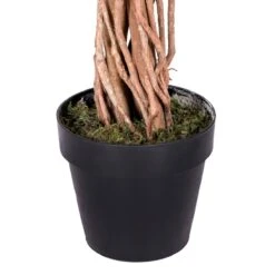 Kunstbaum Ficus Benjamini Grün Weiß 180 Cm -Homescapes Sale Haus ap1139 image 4