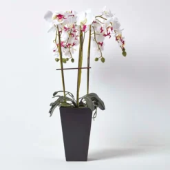 Kunstblume Orchidee Weiß Groß -Homescapes Sale Haus ap1168 05