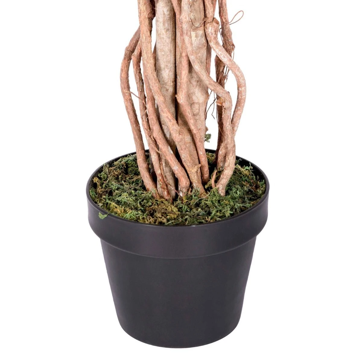 Kunstbaum Ficus Benjamini Grün Weiß 122 Cm 4 Kunstbaum Ficus Benjamini Grün Weiß 122 Cm – Bild 4