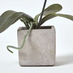 Kunstblume Orchidee Weiß In Stein Topf 40 Cm 8 Kunstblume Orchidee Weiß In Stein Topf 40 Cm -Homescapes Sale Haus ap1246 03