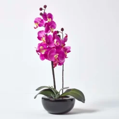 Kunstblume Orchidee Pink 54 Cm