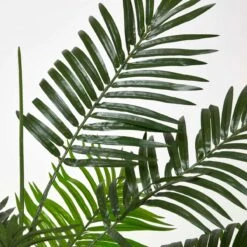 Green Mini Palm Tree Artificial Plant With Pot 11 Green Mini Palm Tree Artificial Plant With Pot -Homescapes Sale Haus ap1300b 3