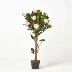 Kunstbaum Pink 'Rosenbaum', 90 Cm