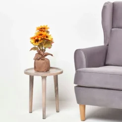 Künstliche Sonnenblumen Im Leinensack, Rot, 45 Cm Hoch -Homescapes Sale Haus ap1379 06