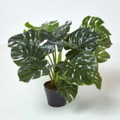 Monstera Kunstpflanze Im Topf - 60 Cm