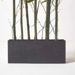 Artificial 6ft Bamboo Tree In Black Wooden Planter -Homescapes Sale Haus ap1548 5