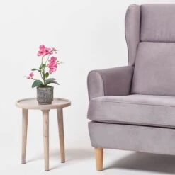 Künstliche Pinke Phalaenopsis-Orchidee Im Grauen Zement-Topf, 40 Cm 13 Künstliche Pinke Phalaenopsis-Orchidee Im Grauen Zement-Topf, 40 Cm -Homescapes Sale Haus ap1562 7