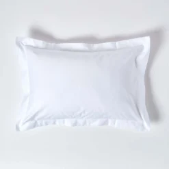 Kissenbezug 48 X 74 Cm Mit Stehsaum – Weiß, ägyptische Baumwolle, Fadendichte 1000