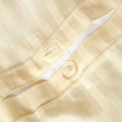 Damast-Bettwäsche Mit Satin-Streifen – Vanille, Fadendichte 330 -Homescapes Sale Haus bl1209 03 9