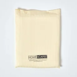 Damast-Bettwäsche Mit Satin-Streifen – Vanille, Fadendichte 330 -Homescapes Sale Haus bl1209 05 9