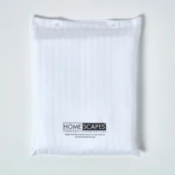 Damast-Bettwäsche Mit Satin-Streifen – Weiß, Fadendichte 330 -Homescapes Sale Haus bl1244 05 9