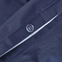 Perkal-Bettwäsche – Dunkelblau, 100% ägyptische Baumwolle, Fadendichte 200 -Homescapes Sale Haus bl1289 03 1 1