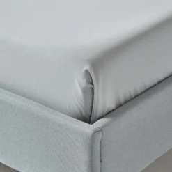 Perkal Bettlaken Ohne Gummizug – Silbergrau, 100 % Ägyptische Baumwolle 8 Perkal Bettlaken Ohne Gummizug – Silbergrau, 100 % Ägyptische Baumwolle -Homescapes Sale Haus bl1296 03