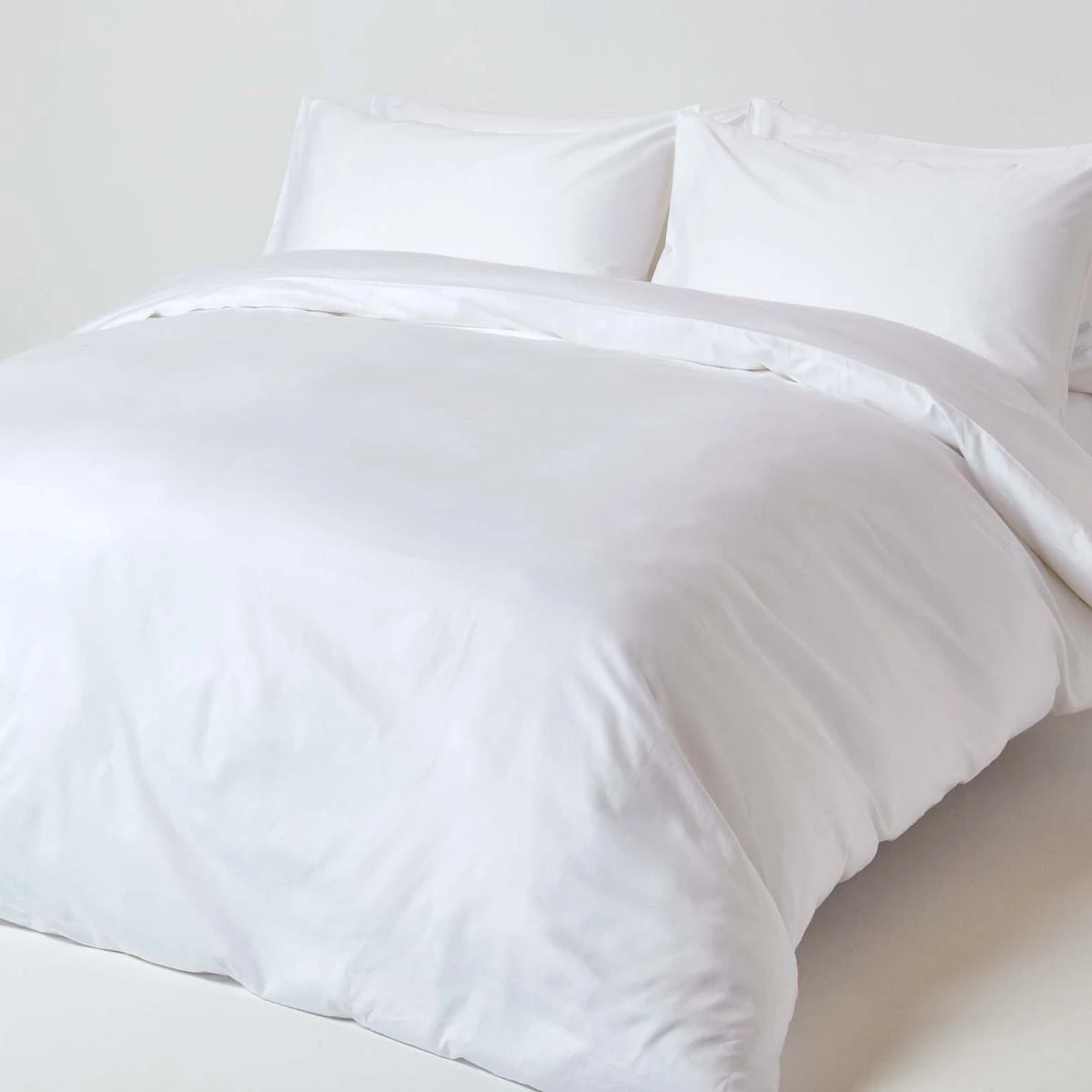 Bio-Bettwäsche Aus Baumwoll-Satin – Weiß, Fadendichte 400 1 Bio-Bettwäsche Aus Baumwoll-Satin – Weiß, Fadendichte 400