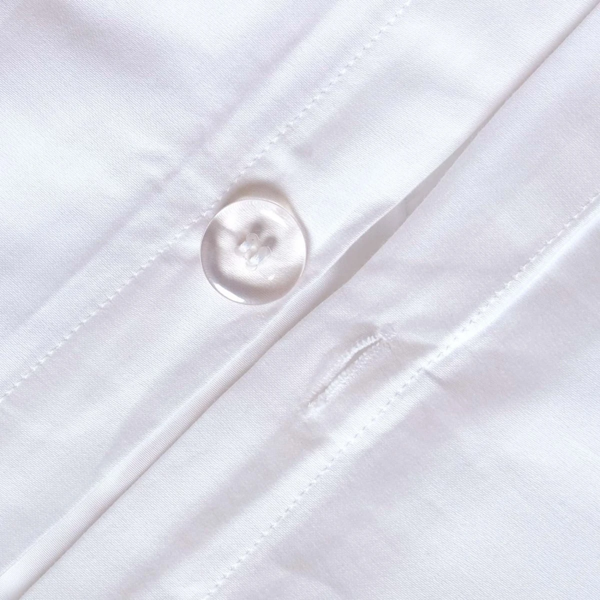 Bio-Bettwäsche Aus Baumwoll-Satin – Weiß, Fadendichte 400 3 Bio-Bettwäsche Aus Baumwoll-Satin – Weiß, Fadendichte 400 – Bild 3