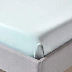 Bio Satin Bettlaken Ohne Gummizug – Hellblau, 100 % Bio-Baumwolle 8 Bio Satin Bettlaken Ohne Gummizug – Hellblau, 100 % Bio-Baumwolle -Homescapes Sale Haus bl1338 03