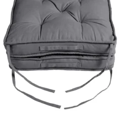 Reisekissen Dunkelgrau 50 X 50 Cm – Klappbares Sitzkissen Auto 5 Reisekissen Dunkelgrau 50 X 50 Cm – Klappbares Sitzkissen Auto -Homescapes Sale Haus booster cushion travel charcoal grey 1 3