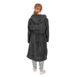 Schwarzer Frotté-Kinderbademantel Mit Kapuze, Größe S -Homescapes Sale Haus bt1242 5