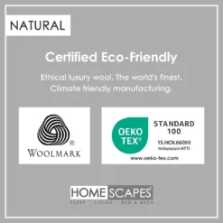 Leichte Schafwolldecke – Bettdecke Frühling/Sommer Mit Wollfüllung -Homescapes Sale Haus certified eco friendly