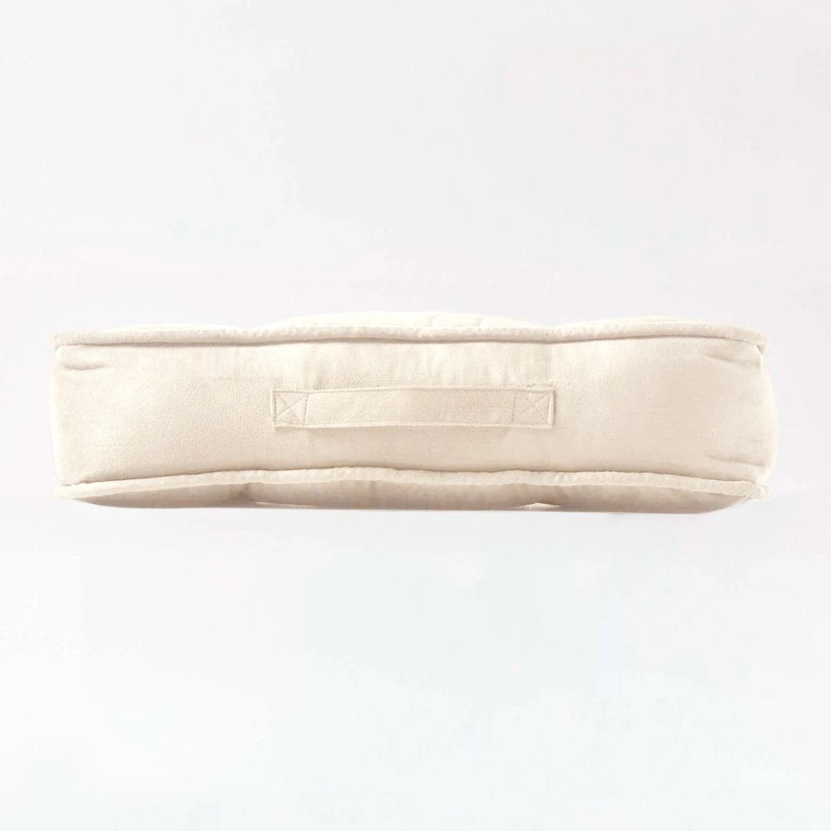 Komfortables Sesselkissen Mit Veloursbezug – Sitzkissen Creme, 50 X 50 Cm 5 Komfortables Sesselkissen Mit Veloursbezug – Sitzkissen Creme, 50 X 50 Cm – Bild 5