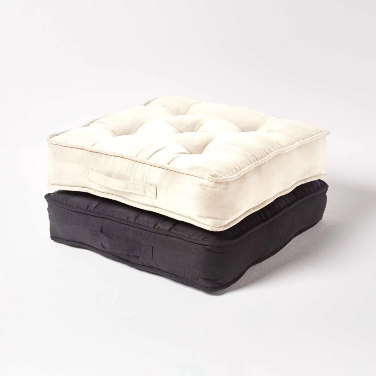 Komfortables Sesselkissen Mit Veloursbezug – Sitzkissen Creme, 50 X 50 Cm 7 Komfortables Sesselkissen Mit Veloursbezug – Sitzkissen Creme, 50 X 50 Cm – Bild 7