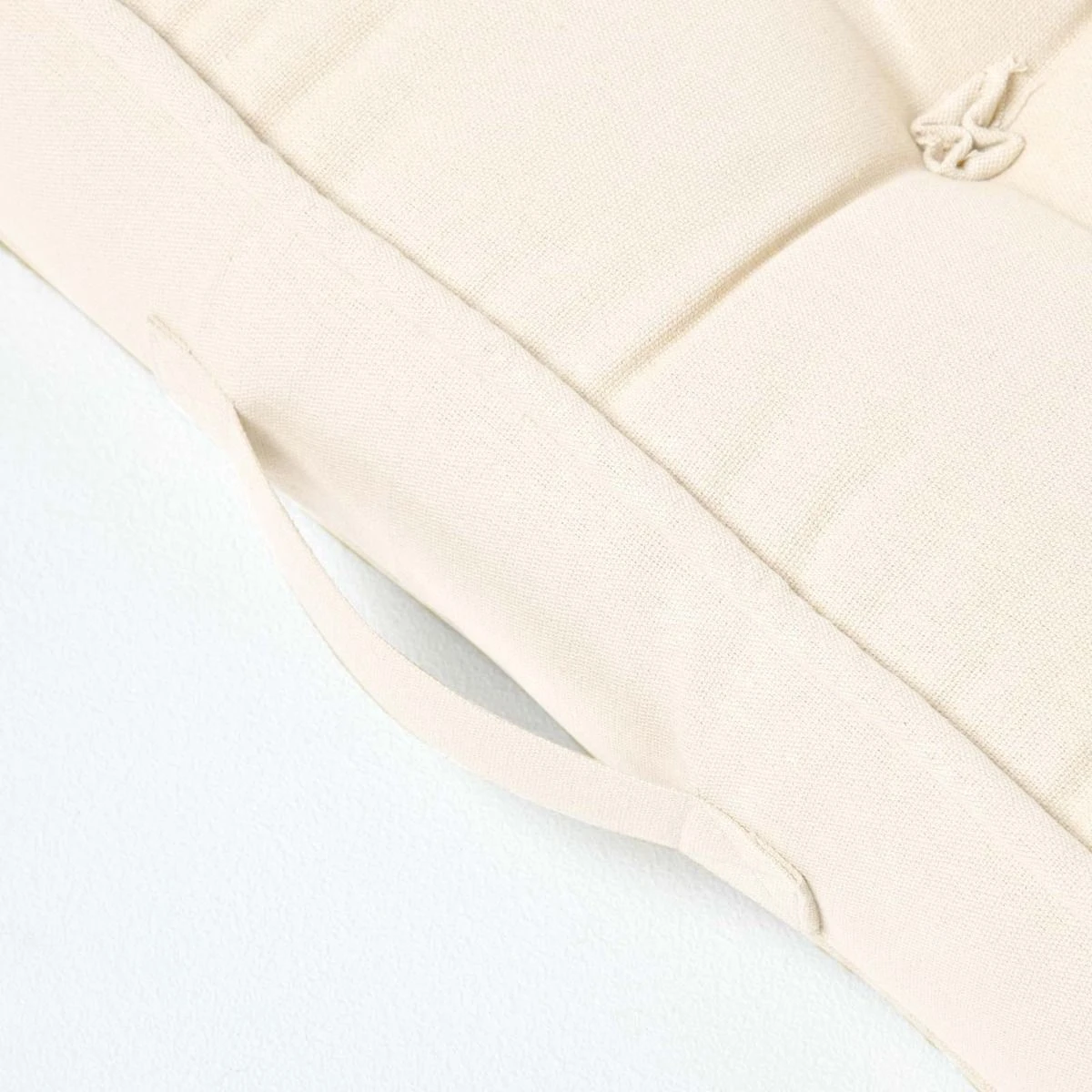 Komfortables Sesselkissen Mit Baumwollbezug – Sitzkissen Creme, 50 X 50 Cm 4 Komfortables Sesselkissen Mit Baumwollbezug – Sitzkissen Creme, 50 X 50 Cm – Bild 4