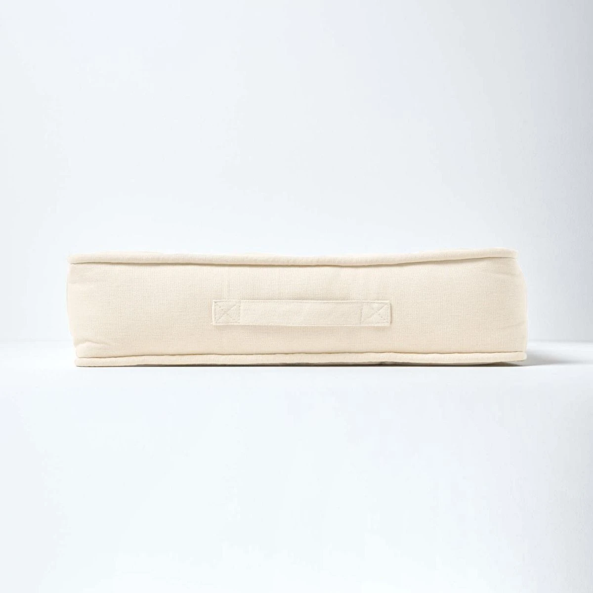 Komfortables Sesselkissen Mit Baumwollbezug – Sitzkissen Creme, 50 X 50 Cm 5 Komfortables Sesselkissen Mit Baumwollbezug – Sitzkissen Creme, 50 X 50 Cm – Bild 5