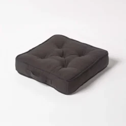 Sitzkissen Stuhlkissen Rajput Schwarz