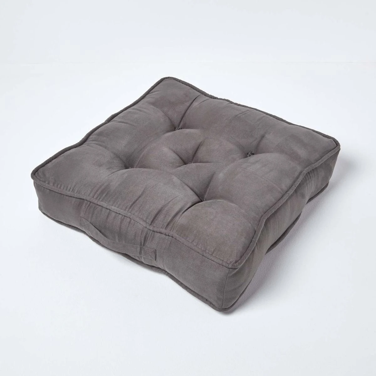 Komfortables Sesselkissen Mit Veloursbezug – Sitzkissen Taupe-grau, 50 X 50 Cm 2 Komfortables Sesselkissen Mit Veloursbezug – Sitzkissen Taupe-grau, 50 X 50 Cm – Bild 2