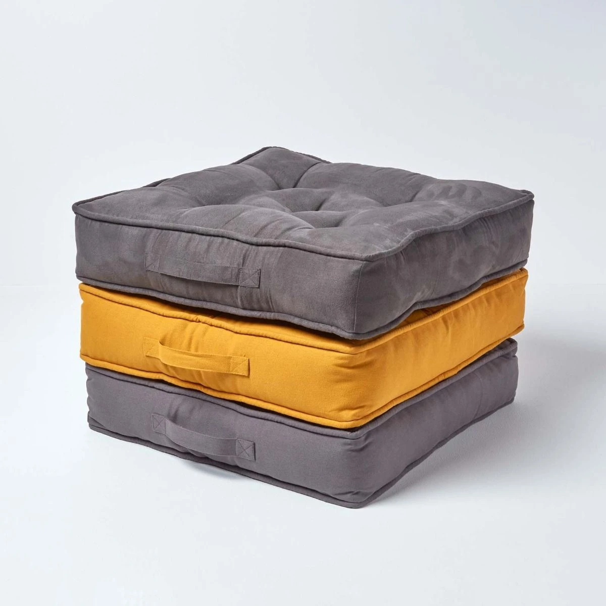 Komfortables Sesselkissen Mit Veloursbezug – Sitzkissen Taupe-grau, 50 X 50 Cm 7 Komfortables Sesselkissen Mit Veloursbezug – Sitzkissen Taupe-grau, 50 X 50 Cm – Bild 7