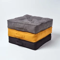 Komfortables Sesselkissen Mit Veloursbezug – Sitzkissen Schwarz, 50 X 50 Cm 13 Komfortables Sesselkissen Mit Veloursbezug – Sitzkissen Schwarz, 50 X 50 Cm -Homescapes Sale Haus cu1183 07