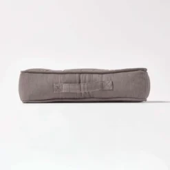 Rajput Bodenkissen Aus Baumwolle, 40 X 40 X 8 Cm, Grau -Homescapes Sale Haus cu1192 05