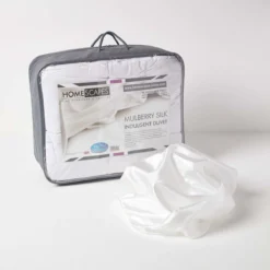 Gesteppte Winterbettdecke, Maulbeerseidenmischung, 13.5 Tog -Homescapes Sale Haus dp1270 05