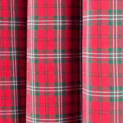 Gardinen Mit Ösen Schottenmuster Edward Im 2er Set 100% Baumwolle -Homescapes Sale Haus edward tartan check ready made eyelet curtain pair 4