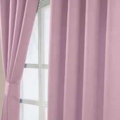 Verdunklungsvorhang Mit Ösen, Chevron, Rosa 7 Verdunklungsvorhang Mit Ösen, Chevron, Rosa -Homescapes Sale Haus embossed eyelet curtain pastel pink 4 6
