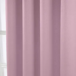 Verdunklungsvorhang Mit Ösen, Chevron, Rosa 8 Verdunklungsvorhang Mit Ösen, Chevron, Rosa -Homescapes Sale Haus embossed eyelet curtain pastel pink 5 6