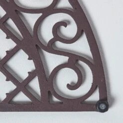 Braune Jugendstil Türmatte Gusseisen Halbrund -Homescapes Sale Haus ga1110 4