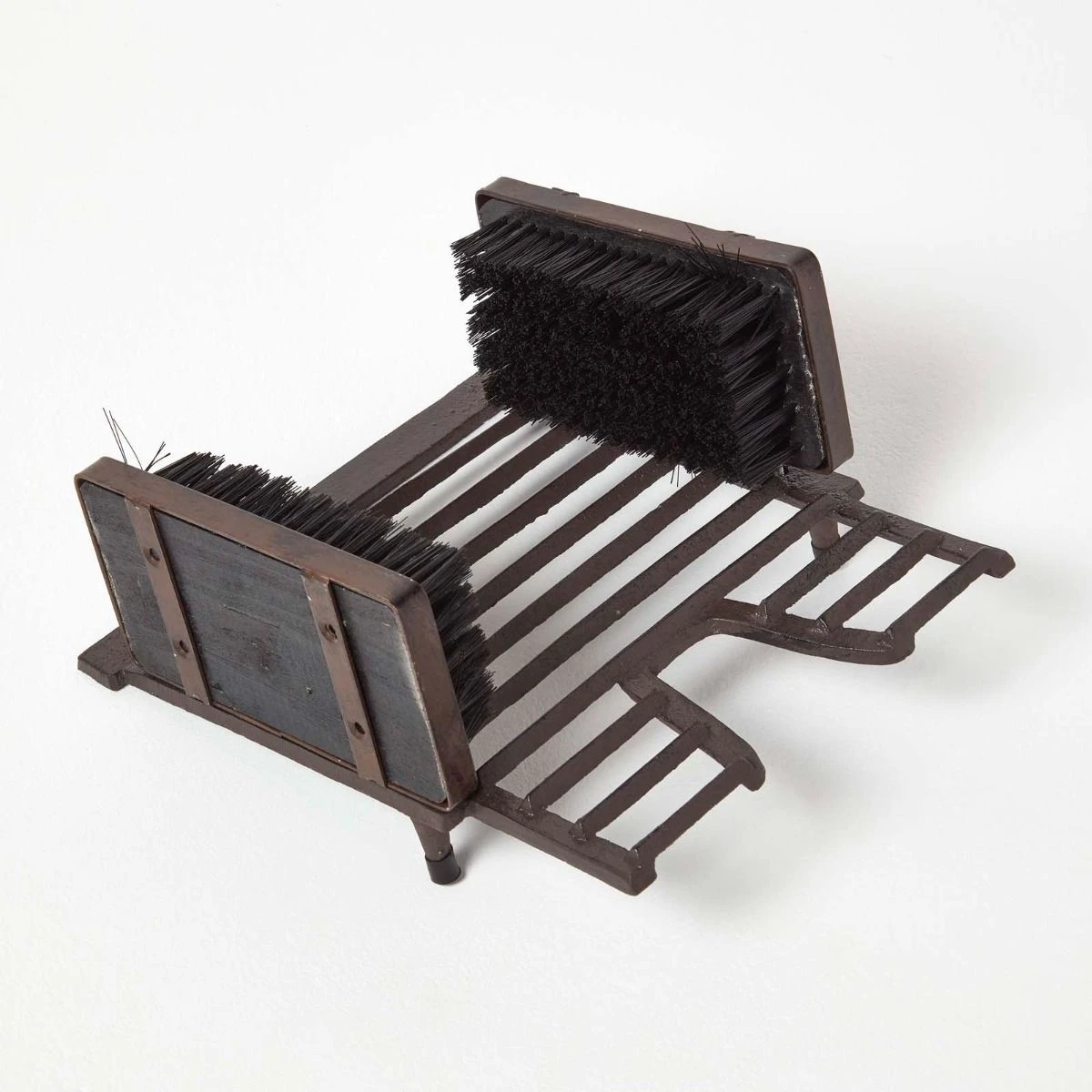 Stiefelknecht Aus Gußeisen, Mit Bürsten, 22 X 25.4 X 11.7 Cm 5 Stiefelknecht Aus Gußeisen, Mit Bürsten, 22 X 25.4 X 11.7 Cm – Bild 5