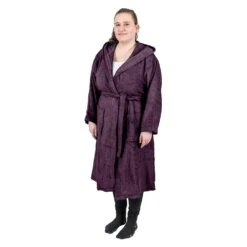Violetter Frotté-Bademantel Mit Kapuze -Homescapes Sale Haus httpsimages.vikkit.co .ukamazon newbathbathrobesnew imgbt1255bt1255 4