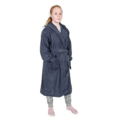 Marineblauer Frotté-Kinderbademantel Mit Kapuze -Homescapes Sale Haus httpsimages.vikkit.co .ukamazon newbathbathrobesnew imgbt1256bt1256 4