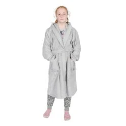 Silbergrauer Frotté-Kinderbademantel Mit Kapuze, Größe S -Homescapes Sale Haus httpsimages.vikkit.co .ukamazon newbathbathrobesnew imgbt1258bt1258 4