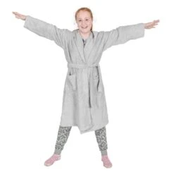 Silbergrauer Frotté-Kinderbademantel Mit Kapuze, Größe S -Homescapes Sale Haus httpsimages.vikkit.co .ukamazon newbathbathrobesnew imgbt1258bt1258 6