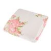 Frottee Handtuch Creme Vintage Blumen Pirsich