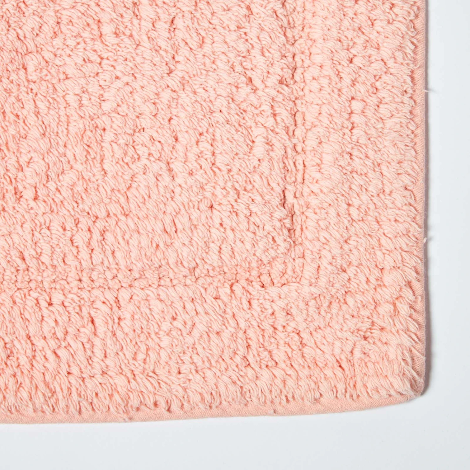 2 Teiliges Luxus Badematten Set 100% Baumwolle Pfirsich 4 2 Teiliges Luxus Badematten Set 100% Baumwolle Pfirsich – Bild 4