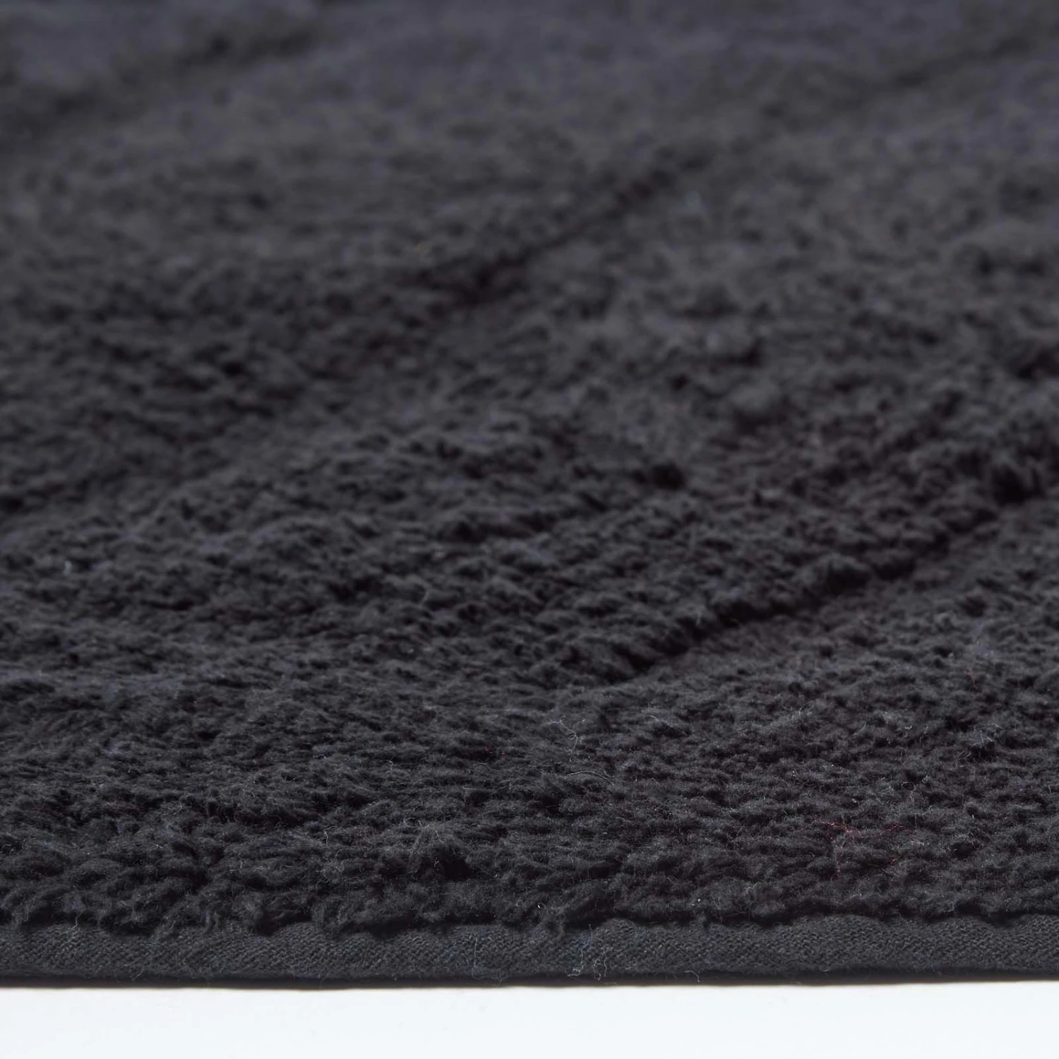 2 Teiliges Luxus Badematten Set 100% Baumwolle Schwarz 5 2 Teiliges Luxus Badematten Set 100% Baumwolle Schwarz – Bild 5