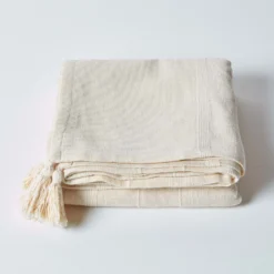 Tagesdecke Rajput, 100% Baumwolle, Natur, 255 X 360 Cm -Homescapes Sale Haus httpsimages.vikkit.co .ukhomescapesthrowsrajputsf11732 sf1173 cotton rajput ribbed natural throw